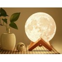 Lampička 3D Měsíc 14 cm, 12 barev Verk 15704