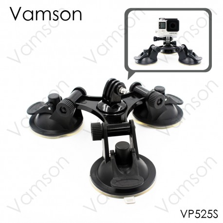 Vamson 3 Head přísavný držák pro GoPro
