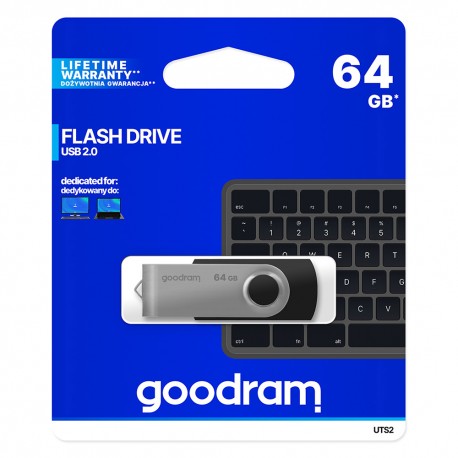 Flash disk GOODRAM USB 2.0 64GB černá