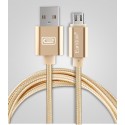 Micro USB kabel Earldom zlaty 1M