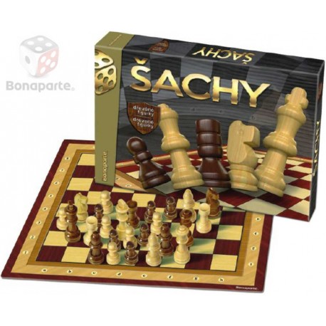 BONAPARTE Hra Dřevěné Šachy v krabici