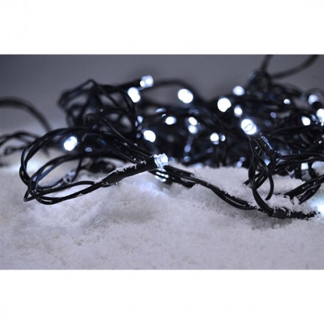 Solight LED vánoční řetěz, 3m, 20xLED, 3x AA, zelený kabel