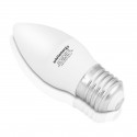 WE LED žárovka SMD2835 C37 E27 5W teplá bílá