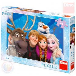 DINO Puzzle selfie Frozen (Ledové Království) 24 dílků skládačka