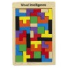 Dřevěné skládací kostky Tetris