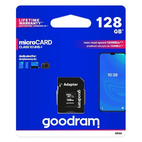 Paměťová karta Goodram  Micro SDXC 128GB