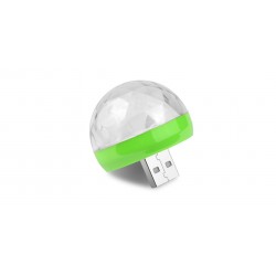 USB Disko Led zarovka 4W + Micro USB  Adapter