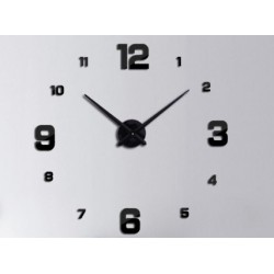 Designové 3D nalepovací hodiny 13cm II